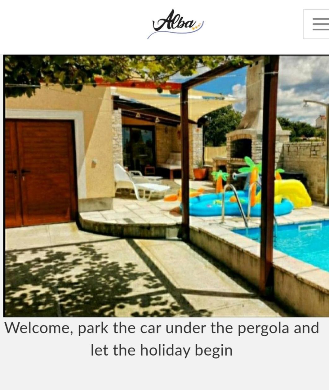 Luxury Apartment Alba With Pool Канфанар Экстерьер фото
